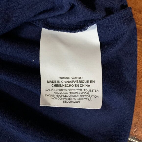 Nike Ace Logo Red Label Navy Blue Men's Small Athletic Cut Swoosh Tank Top EUC - Picture 4 of 8